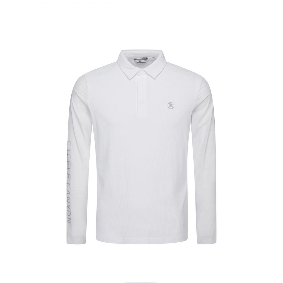 Men's Long Sleeve Polo T-Shirt