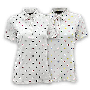 Ladies Print Polo