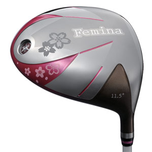 ヤマハレディースドライバーFemina ドライバーは総重量248g、FW/UTやアイアンも「超軽量」を実現